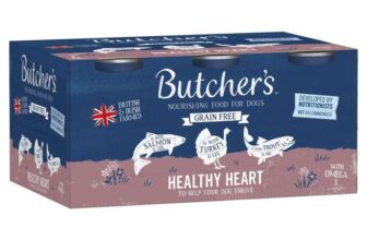 BUTCHERS Healthy Heart Dog Food Tins, 6 x 390g – with voucher