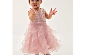 Baby Daisy Ruffle Party Dress Pink 0-3 Years