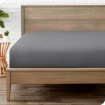 Bare Home Fitted Bottom Sheet – Premium 1800 Ultra-Soft Microfibre – Ultra-Soft Wrinkle Free – Deep Pocket – 35 CM Deep – Emperor Fitted Sheet (Grey)