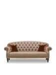 Barker and Stonehouse Arbroath Brown Fabric 3 Seater Sofa