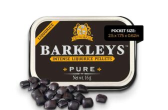 Barkleys Pure Liquorice Pellets, 16 g