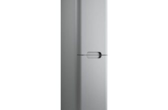 Bathstore Amalfi 2 Door Matt Grey Wall Hung Tall Unit 350mm