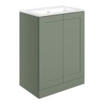 Bathstore Byron 2 Door Reed Shaker Floor Standing Basin Unit 615mm