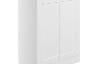 Bathstore Byron 2 Door White Shaker Floor Standing Basin Unit 615mm
