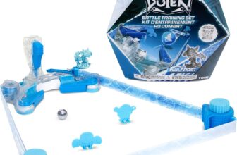 Battle Set Arctos, Multiplayer Action Game for Kids with High-Speed Battle Controller, 4 Elemental Factions, Collectable Champions, Health Key, Custom Arena, Ages 8