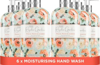 Baylis & Harding Royale Garden Peach Peony & Jasmine Hand Wash 500ml,pack of 6