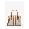 Becca Medium Signature Logo Stripe Satchel