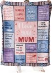 Bedsure Fleece Throw Blanket for Mum – Mothers Day Gifts Blanket, Soft Cozy Throws for Bed Single Size, Purple, 130x150cm