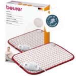 Beurer HK Comfort Heat Pad, Flexible Warming Electric Heating Pad Automatic Switch-off, 100 Watts