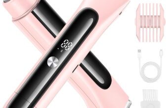 Bikini Trimmer for Women, 2026 New 2-in-1 Electric Razor with LED Digital Screen for Wet & Dry Use, Waterproof Cordless Body Hair Remover for Bikini Body Face, USB-C