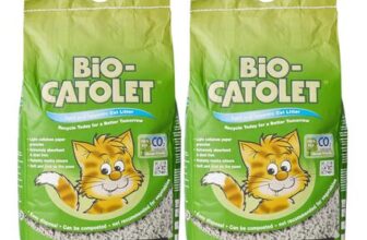 Bio-Catolet Light Recycled Paper Cat Litter 12L 2-Pack