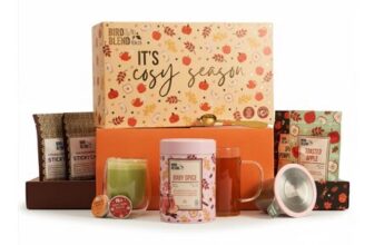 Bird and Blend Cozy Tea Gift Set with 149 Servings