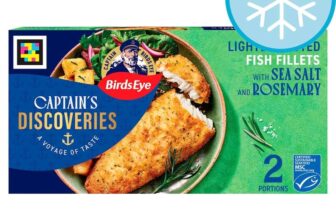Birds Eye Captains Discoveries 2 Lightly Dusted Fish Fillets with Sea Salt & Rosemary/Lemon & Cracked Pepper 280g – Clubcard Price