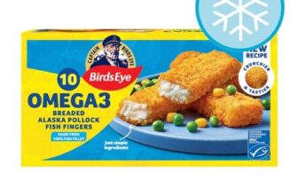 Birds Eye Omega 3 Fish Fingers 10 Pack