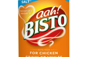 Bisto Flavoursome & Delicious Reduced Salt Chicken Gravy Granules, 190g Drum (Pack of 1)£2.12 With S&S