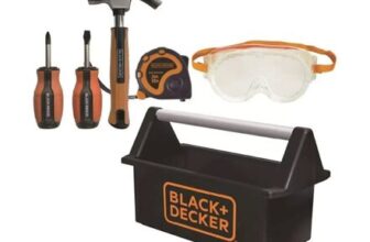 Black & Decker 5-Tool Open Toolbox Toy Roleplay Set