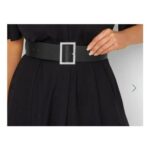 Black Diamante Buckle Belt