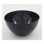 Black Reactive Salad Bowl 10x20cm