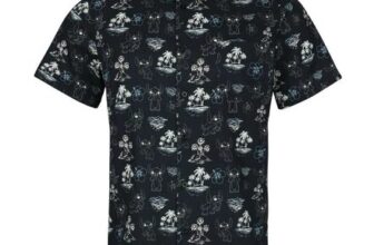 Black Summer Short-Sleeved Shirt Multicolour by Lilo & Stitch