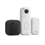 Blink Outdoor 4 Cameras, Video Doorbell Black, Sync Core Included