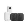 Blink camera (Outdoor 4) £0 Blink Video Doorbell (White) Wireless HD smart security camera, two-year battery life, enhanced motion detection 2 camera system with Sync Module Core incl. IP65