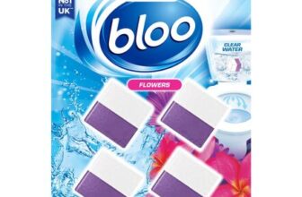 Bloo 2 in 1 Toilet Blocks 4pk – Flowers