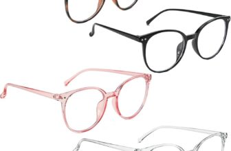 Blue Light Blocking Glasses,4 Pcs Reading Glasses for Women,Blue Light Glasses for Women Men Lightweight Eyeglasses Computer Screen Filter Anti Headache Eyestrain Glare Non-Prescription