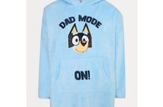 Bluey Dad Mode Snuggle Hoodie – One Size