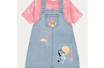 Bluey Denim Pinafore and T-Shirt Outfit