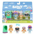 Bluey Figure 4-Pack Here Come the Grannies. 4 Episode-Themed Figures with Moving Arms & Accessories