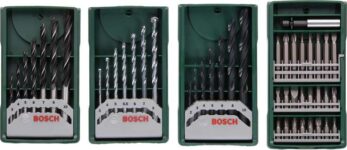 Bosch 2607017071 3 Plus 1 Mini X-Line Set New Drill Bits