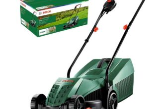 Bosch Corded Lawnmower EasyRotak 32-225 (1200 Watt, Cutting Width: 32 cm, 31-Litre Grass Box