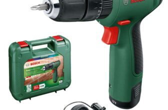 Bosch Cordless Hammer Drill EasyImpact 1200 (1x battery, 12 volt system, in carrying case) (Prime Deal)
