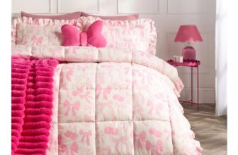 Bows Frill Edge Coverless 7.5 Tog Duvet Set with Pillowcase