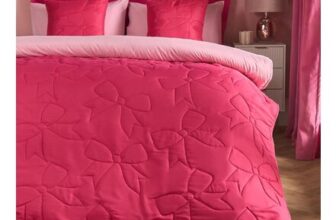 Bows Quilted Throw Pinsonic Blanket Bedspread