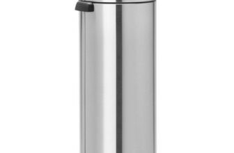 Brabantia 30L Touch Bin with Removable Lid Matt Steel Fingerprint-Proof