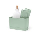Brabantia – Sinkside Sink Organiser – Dishwasher Safe – Non-Skid Base – Removable Drip Tray