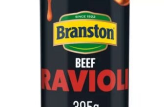 Branston Beef Ravioli in a Rich, Thick, Tomatoey Sauce 390g