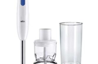 Braun MQ10-201MWH MultiQuick Hand Blender with Chopper and 350ml Beaker