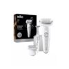 Braun Silk-Pil 9 Epilator with Pivoting Head 9-041 – White/Silver