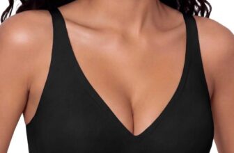 Bresdk Womens Wireless Jelly Seamless Bra Smoothing Non Wired for Women UK – Padded Full Coverage T-Shirt Comfort Soft Support Everyday Bralettes