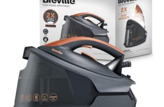 Breville DiamondXpress Steam Generator Iron, 2400W, Diamond Ceramic Soleplate