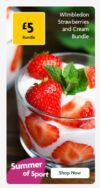 British Strawberries 600g & Double Cream 600ml Bundle