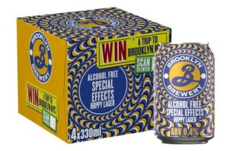 Brooklyn Special Effects Alcohol Free Lager Beer Cans 4 X 330ml