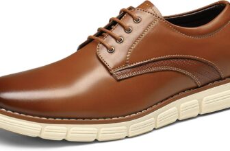 Bruno Marc Mens Crossflex Neat Polish Dress Sneakers Casual Oxford Formal Shoes