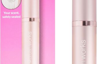 Brushworks Luxury Perfume Atomiser Refillable 5ml Travel Perfume Spray Bottle for On-the-Go Fragrance Compact, Lightweight, Vegan & Cruelty-Free