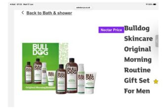 Bulldog Skincare Original Morning Routine Gift Set for Men