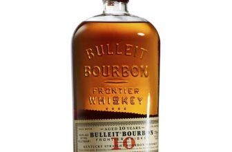 Bulleit Bourbon 10 Year Old Whiskey 45.6% vol 70cl £24.18 With Max S&S – Prime Day Deal