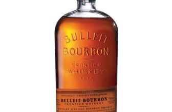 Bulleit Bourbon Whiskey, 70cl ABV 45%
