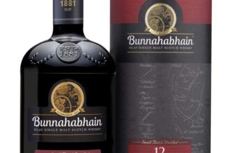 Bunnahabhain 12 Year Old Single Malt Scotch Whisky, 70cl 46.3% ABV – with Prime